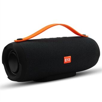 E13 Portable Wireless Speaker Bluetooth V4.2 Stereo Sound Speaker Wireless Deep Bass with Built-in Mic - Black