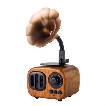 Retro Wood Portable Mini Bluetooth Speaker Wireless Loudspeaker