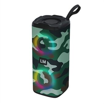 LN-882 Portable Outdoor Rechargeable Bluetooth Speaker LED RGB Wireless Music Subwoofer Support TF Card / U-Disk