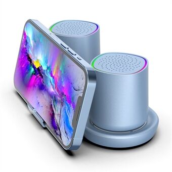 LANPICE inPods littleFun-5 IP45 Waterproof Bluetooth Speaker with Magnetic Charging Base and Atmosphere Light
