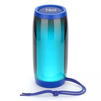 T&G TG335 Wireless Bluetooth Speaker Outdoor Portable Woofer Sound Amp with Color LED for PC Phone Support FM / TF Card (CE)