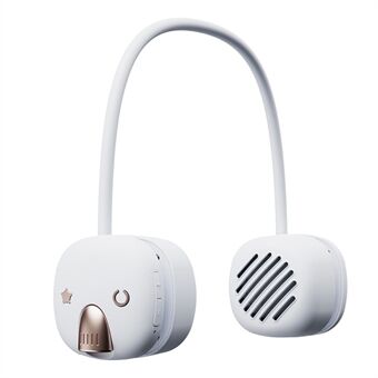 T5 Mini Size Neck Hanging Bluetooth Speaker Neckband Portable Wireless HiFi Sound Subwoofer with LED Light