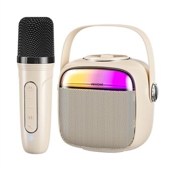 WEKOME D43 Karaoke Machine for Adults and Kids, Portable Bluetooth Karaoke Speaker with Wireless Microphone