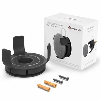 AHASTYLE PT62-G for Google Home Mini Wall Mount Bracket Holder Smart Speaker Cord Management Storage Hanger