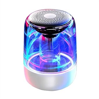 C7 Portable Bluetooth Speaker Stereo Rechargeable Speaker Built-in Micro TF Card Slot with LED Lights for Party BBQ Home Travel