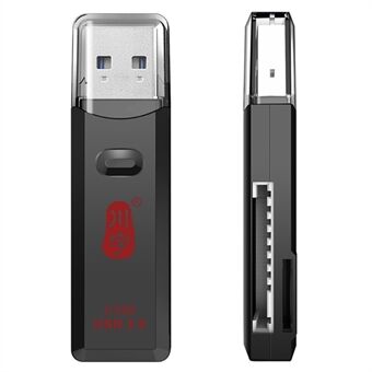 KAWAU C396DUO MINI Series 2-in-1 USB 3.0 5Gbps for SD / TF Memory Card Reader Support 2 Cards Simultaneously