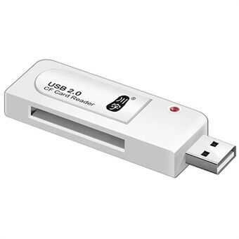 KAWAU C201 USB 2.0 CF Memory Card Reader 60MB / s High Speed 512GB Maximum Supported Memory Capacity