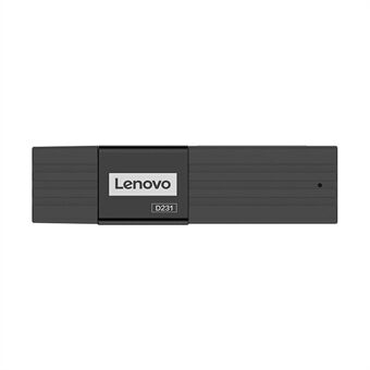 LENOVO D231 USB 3.0 Card Reader for SD+TF Dual Slot Flash Memory Card Adapter High-speed Transmission Hub