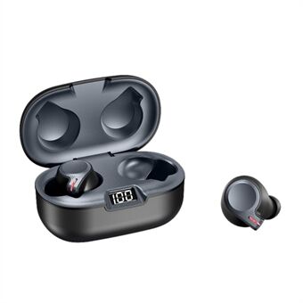 TWS Bluetooth V5.0 Touch Control Wireless Earbuds In-ear Headphones with LED Display