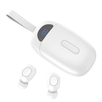 JS25 Bluetooth 5.0 TWS Stereo Sound Sports Earphone Digital Display In-ear Wireless Gaming Headsets