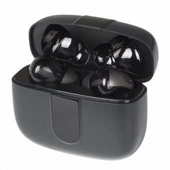 X08 Bluetooth 5.0 Wireless Sports Earphones Digital Display Large Battery Headphones Subwoofer Speaker In-Ear Waterproof Headset - Black