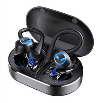 Q25 TWS Earbuds In-ear Wireless Headset Bluetooth 5.1 Earphone Waterproof Noise Reduction Design Sports Earhook Headphone
