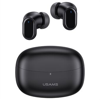 USAMS USAMS-BH11 Earphone TWS Wireless Bluetooth Headset Noise Reduction Low-Latency Gaming Headphone with Charging Case