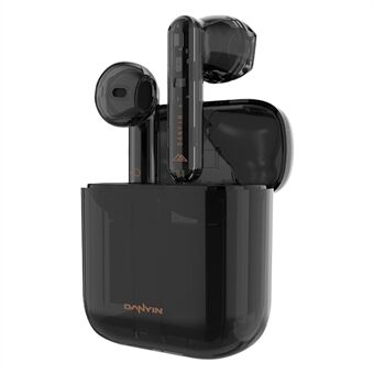 DANYAN W2 TWS Wireless Bluetooth 5.3 Headset Low Delay HiFi Sound Earphone Gaming Sports Headphone with Charging Case