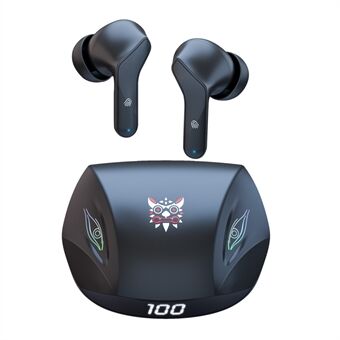 ONIKUMA T33 Wireless Earbuds Noise Cancelling Bluetooth Earphones TWS BT5.1 E-sports Gaming Earphones with Charging Box
