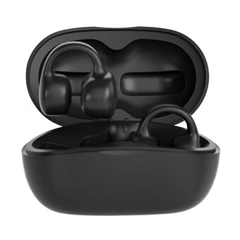 i113 TWS Bluetooth 5.3 Earphone Waterproof Ear Clip Type Stereo Wireless Music Headset - Black