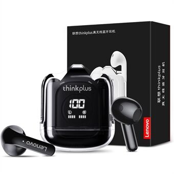 LENOVO Thinkplus XT65 True Wireless Bluetooth Headset Digital Display TWS Earbuds Low Latency Gaming Headphone