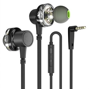 AWEI 3.5mm In-ear High Resolution Heavy Bass Magnetic Headphone Earbuds with Mic for MP3 Xiaomi iPhone Samsung Etc.