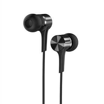 HOCO M54 Pure Music Universal 3.5mm In-ear Wired Earphones with Mic - Black