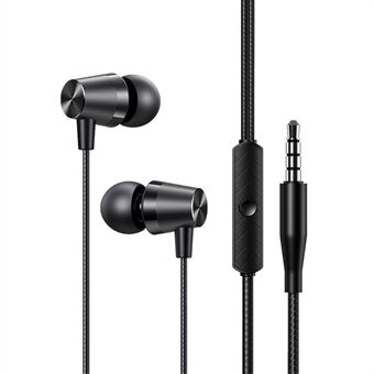 USAMS US-SJ475 EP-42 3.5mm In-ear Metal Corded Headphones