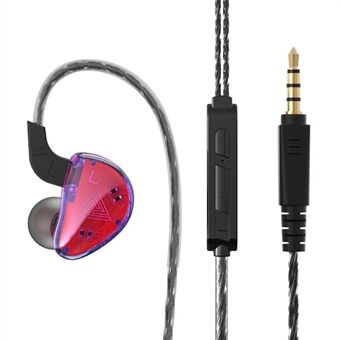 QKZ AK9 3.5mm Wired HiFi Heavy Bass Earphone Noise Canceling Sport Music In-ear Headset with Wire Control Mic
