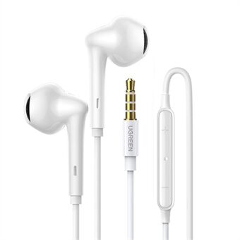 UGREEN 60692 HiTune 3.5mm Wired Headset In-Ear Headphones with Microphone Volume Control Wired Earbuds Compatible with iPhone PS5 PS4 Xbox iPad MP3 Laptop with 3.5mm Jack