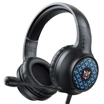 ONIKUMA X7 Gaming Headset Wired Headphone with 360 Degree Rotating Microphone, Monochromatic Light