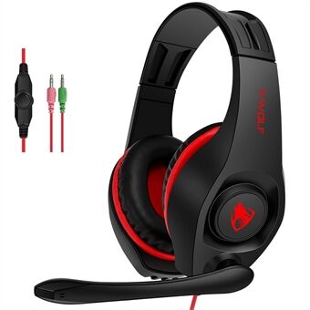 T-VOLF H120 Cord Headphone PC Gaming Earphone Universal 3.5mm AUX Audio Wired HD Stereo Headset with Volume Control