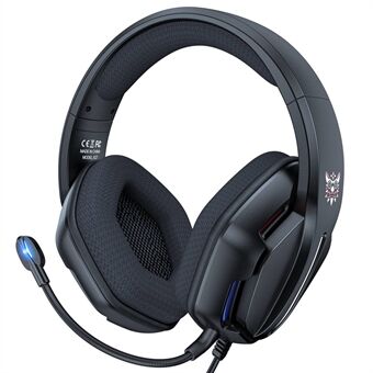 ONIKUMA X27 Gaming Headsets Noise Canceling Stereo Surround Sound RGB Light, Comfort Earmuffs Over Ear Headphones for PS4/Xbox/Laptop/Computer