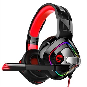 IMYB A66 USB+3.5mm Wired Over-Ear E-sports Headphone RGB Light Stereo 7.1 Bass PC Gaming Headset