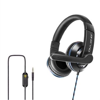 OVLENG OV-P2 3.5mm Gaming Headphone Wired Earphone E-Sports Headphone with Adjustable Noise Cancelling Mic for PS4 / Xbox One / Cellphone / Computer