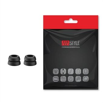 AHASTYLE PT168 One Pair Earbud Caps Soft Silicone Earphone Tips Replacement for Samsung Galaxy Buds Pro, Size: S