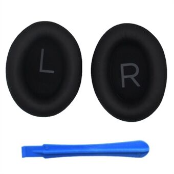 1 Pair Headphone Silicone Ear Cap for BOSE QuietComfort 45 Replacement Earpad with Crowbar