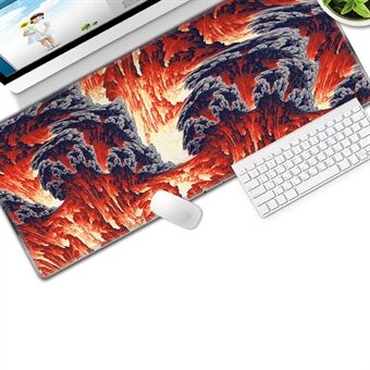 Gaming Keyboard Mouse Pad Colorful Pattern Large Size Desk Mat Mousepad for PC Computer Laptop, Size: 500x1000x3mm