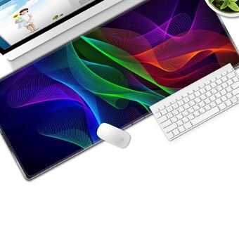 Colorful Gaming Mouse Pad Non-slip Keyboard Mat Large Desk Mat for PC Computer Laptop, Size: 300x800x3mm