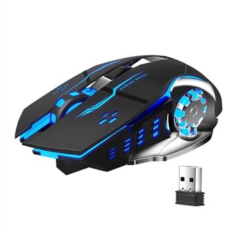 AULA sc100 Wireless Gaming Mouse 1600DPI Breathing Light Computer Laptop Ergonomic Mute Mice