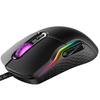 RAPOO VT200 8-Button Wired Gaming Mouse High Precision Optical Computer Mouse Office Home RGB Corded Mouse