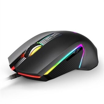 RAPOO V20PRO Wired Gaming Mouse 100-8000 DPI Optical Sensor USB Computer Mouse RGB Wired Mouse for Home and Office