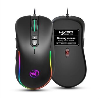 HXSJ J300 RGB Lighting Programmable Gaming Mouse[7 Buttons]