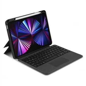 JIUYU For iPad Pro 12.9 (2020) / (2021) / (2022) PU Leather Keyboard Case Stand Folio Cover with Magnetic Detachable Keyboard