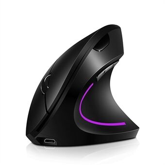 2.4G Wireless Vertical Mouse Rechargeable Mouse with 3 Adjustable DPI Levels and Auto Sleep