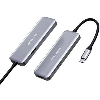 ACASIS CM005 5 in 1USB-C Hub Type-C to HD 4K USB 3.0 SD TF Card Reader with PD Charging for MacBook Pro USB 3.0 Hub