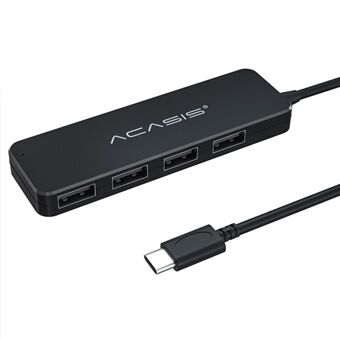 ACASIS AC2-L42 0.2m Type-C to 4 USB2.0 Hub Adapter Multi-Port USB-C Hub Portable Type-C Splitter Converter 480Mbps Data Transfer