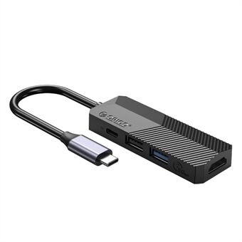 ORICO MDK-4P GY-BP 4-in-1 USB C Hub Type C to 1xUSB 3. 0 Port + 1xUSB 2.0 Port + 1xHDMI Port + 1xPD Charging Type C Port