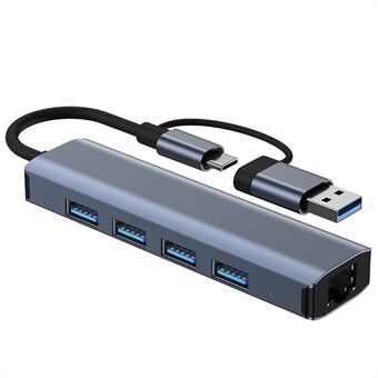 2208 USB3.0 / USB C Hub Docking Station with 4 USB 3.0 Ports USB C Hub Multiport Adapter