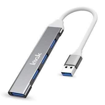 IMAK Multi-Port 4 in 1 USB Docking Station Portable USB HUB Adapter to 3 USB2.0 + USB 3.0 Multifunction Converter Compatible with Windows / macOS / Linux