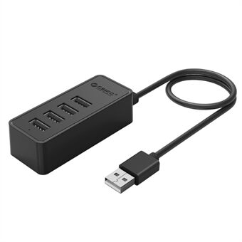 ORICO USB2.0 Desktop 4-Port HUB for Laptop Computer, Cable Length: 100cm (W5P-U2-100) - Black