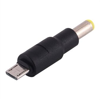 10Pcs DC Power Plug 5.5 x 2.5mm Male To Micro USB Male Adapter
