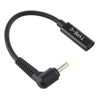 Type-C to 4.0x1.7mm Laptop Power Charger Cable