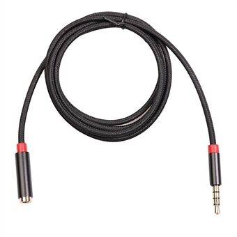 3.5mm Auxiliary Audio Cable 3.5mm Male to Female Stereo Extension Cord Support Mic Function 3696 - 1 Meter